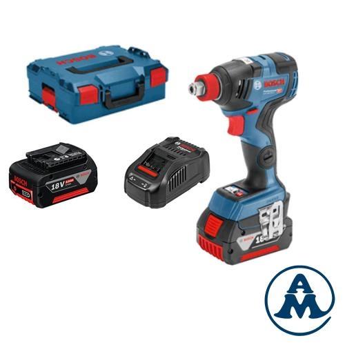 Bosch Aku Udarni Odvijač GDX 18V-200 C Li-ion 2x18V 5,0Ah 200Nm + Lbox