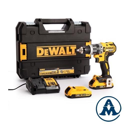 DeWalt Aku Udarna Bušilica Odvijač DCD796D2 2x18V 2,0Ah 70Nm + Tstak