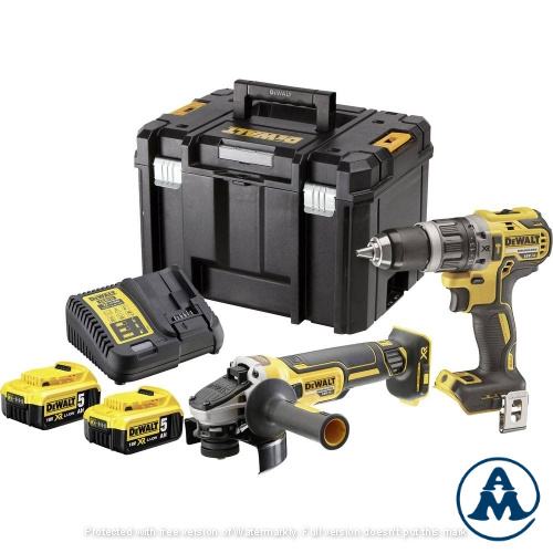 DeWalt Set Aku Bušilica Odvijač DCD796 Aku Kutna Brusilica DCG405 Li-