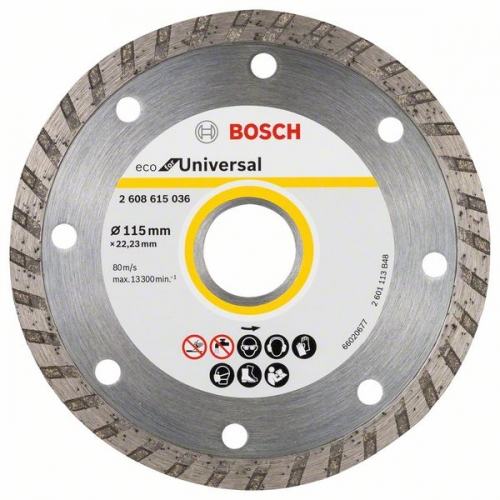 Dijamantna Rezna Ploča 115x22,23x7mm Universal Bosch