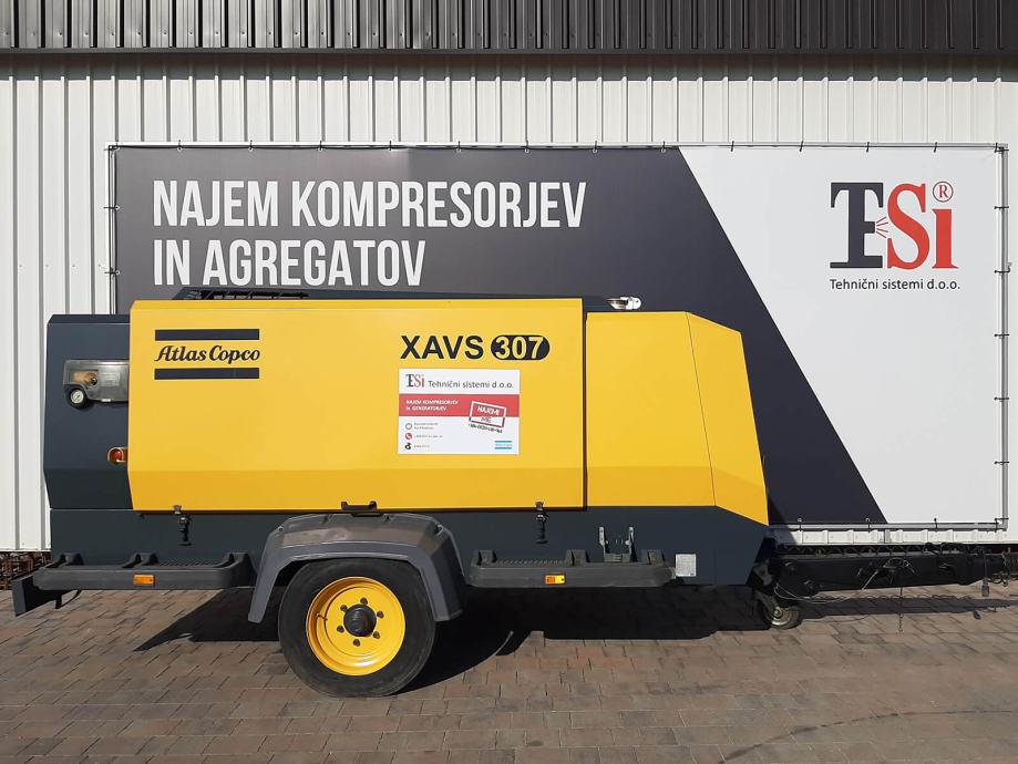 Kompresor atlas copco xavs 307 (14 bara - 18,6 m³/min)