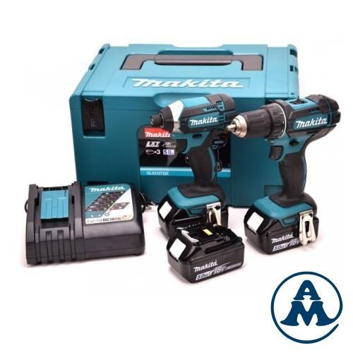 Makita Aku Set Alata DLX2127TJ1 Li-ion 3x18V 5,0Ah DDF482Z + DTD152Z