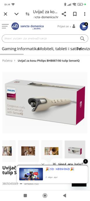 Philips uvijač za kosu