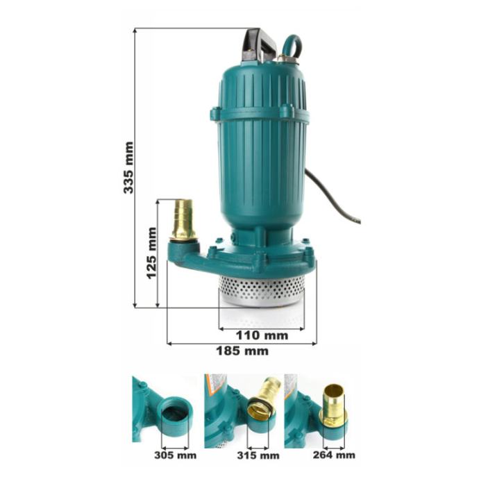 Potopna Pumpa Za Prljavu Vodu S Plovkom 550W