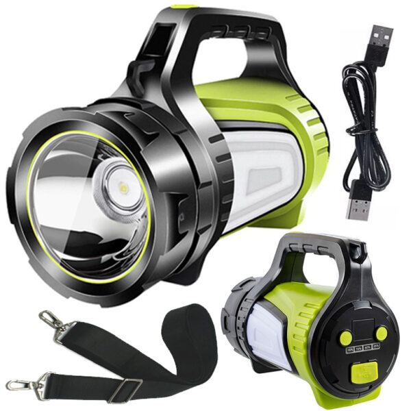 Ručna LED Lampa – Domet do 800m