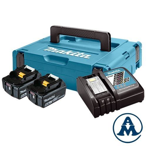 Set Baterija i Punjač | LXT Makita Li-ion 2x18V 6,0Ah BL1860B Indikat