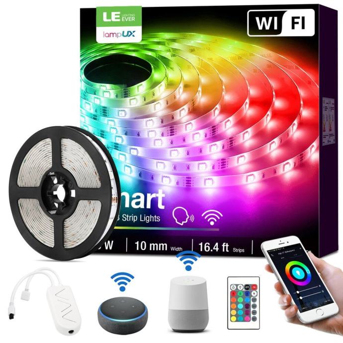 WIFI 5m Set LED traka RGB IP20 - glazbena