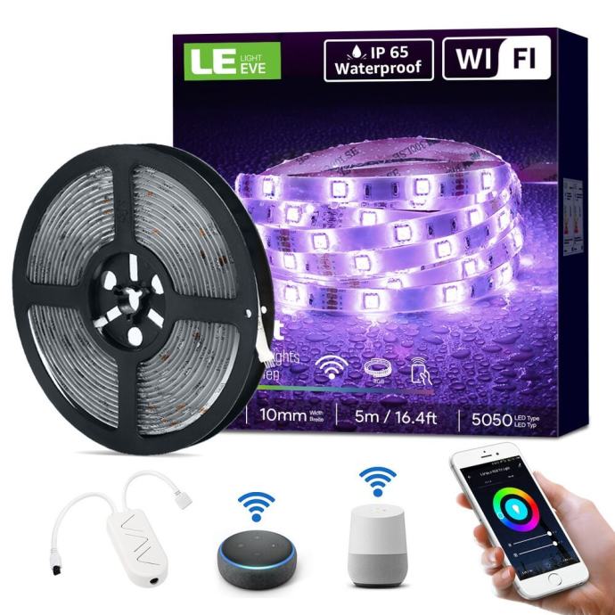 WIFI 5m Set LED trake RGB IP65 - vodootporan