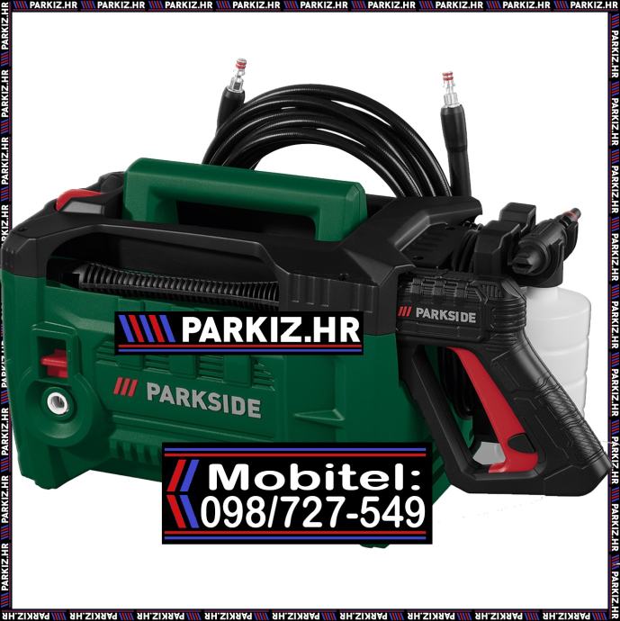 Parkside visokotlačni TIHI perač PHDS 110 Silent 1400W 110 bara (NOVO)