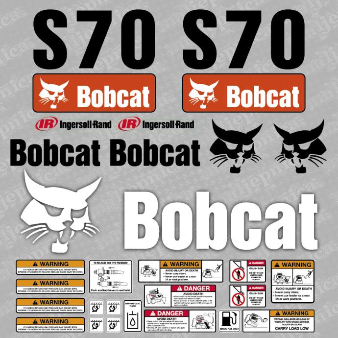 Zamjenske naljepnice za  Bobcat S 70