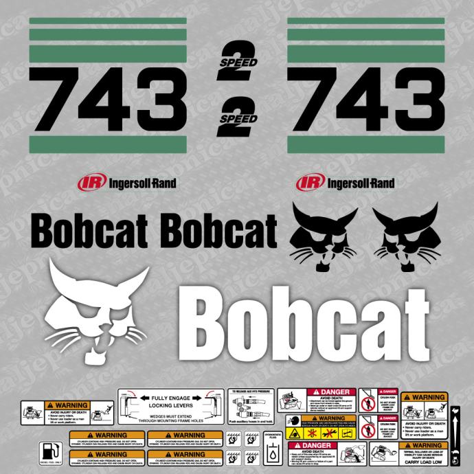 Zamjenske naljepnice za  Bobcat 743