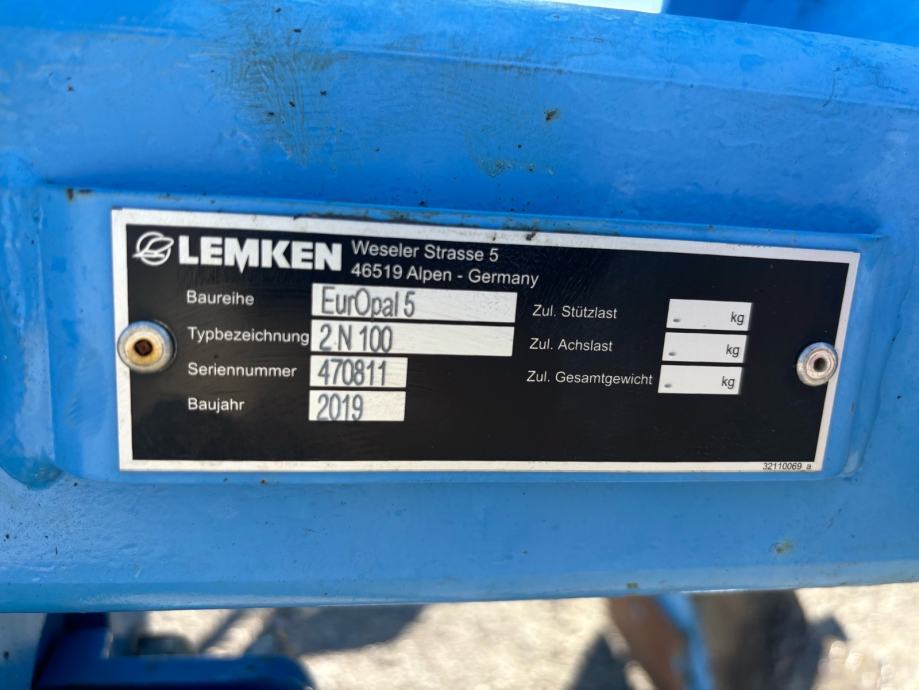 Plug Lemken dvobrazni