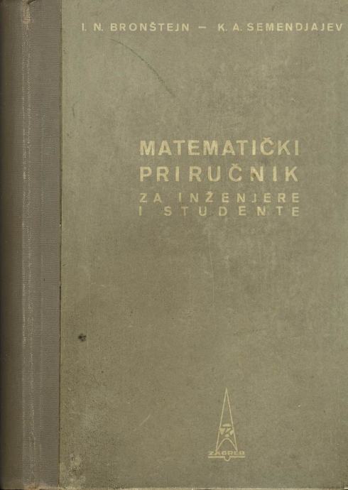 Bronštejn Semendjajev Matematički priručnik za inženjere studente #15