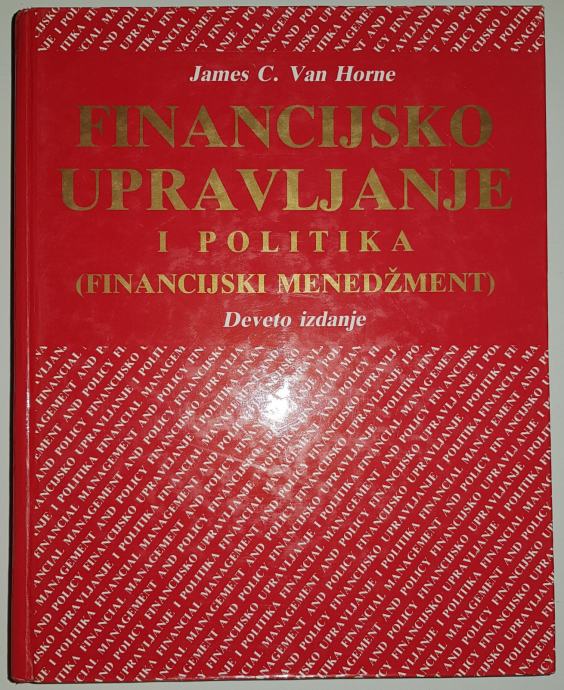 Financijsko upravljanje i politika - 9. izdanje - tvrdi uvez