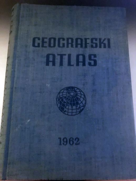 GEOGRAFSKI ATLAS iz 1962.