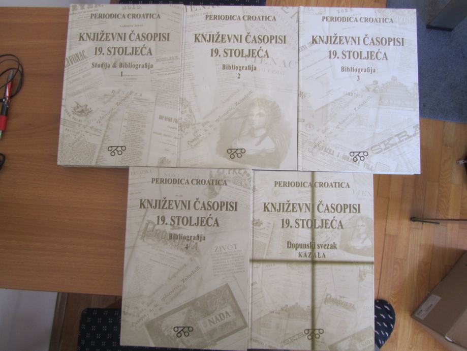 Periodica Croatica-Književni časopisi 19. stoljeća NOVO-KOMPLET