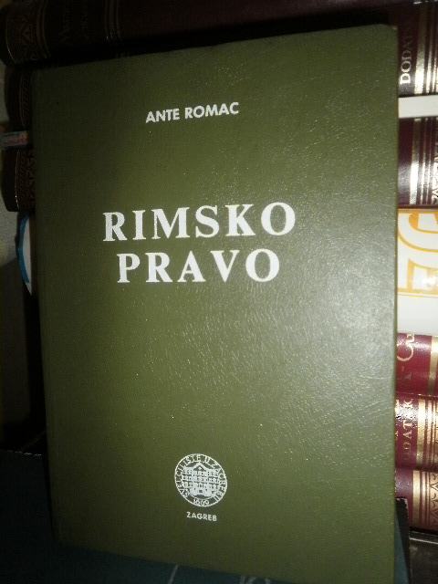 Rimsko Pravo Knjiga