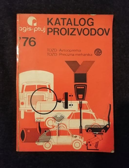 Agis Ptuj - Autooprema, mehanika - katalog proizvoda,  1976.g.