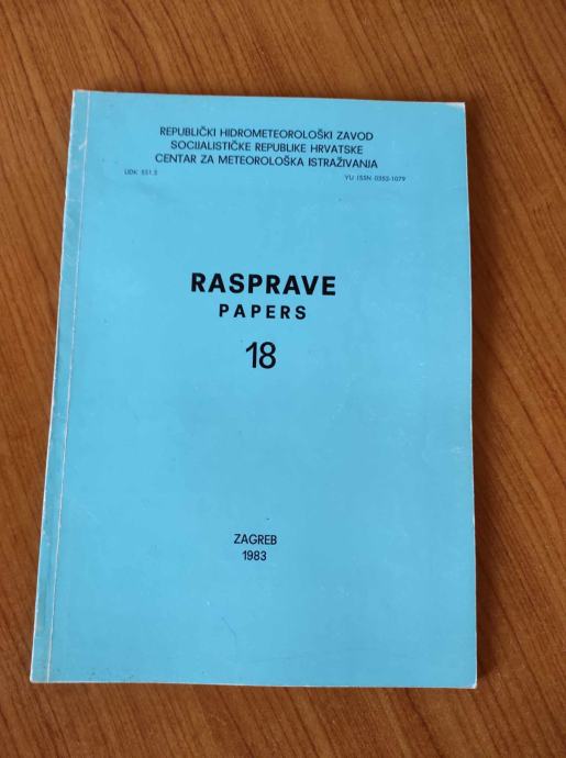 Hidrometeorološki zavod Socijalističke Republike Hrvatske- Rasprave 18