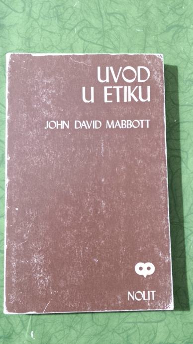 John David Mabbott - Uvod u etiku