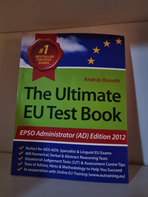 Knjiga The Ultimate EU Test Book Epso Administrator 2012