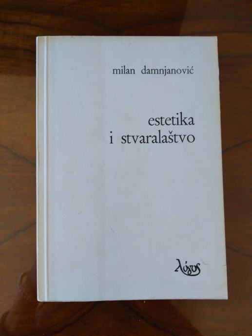 Milan Damnjanović Estetika i stvaralaštvo, 1988