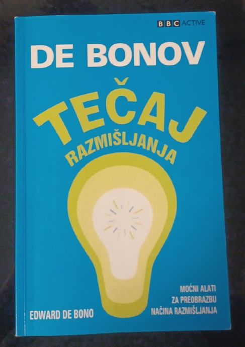 Prodajem DE BONOV TEČAJ RAZMIŠLJANJA, Edward De Bono