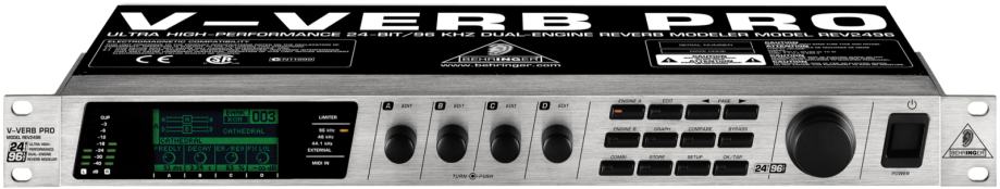 Behringer REV2496 V-Verb Pro Modelling Reverb Processor