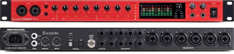 Focusrite Clarett 8+