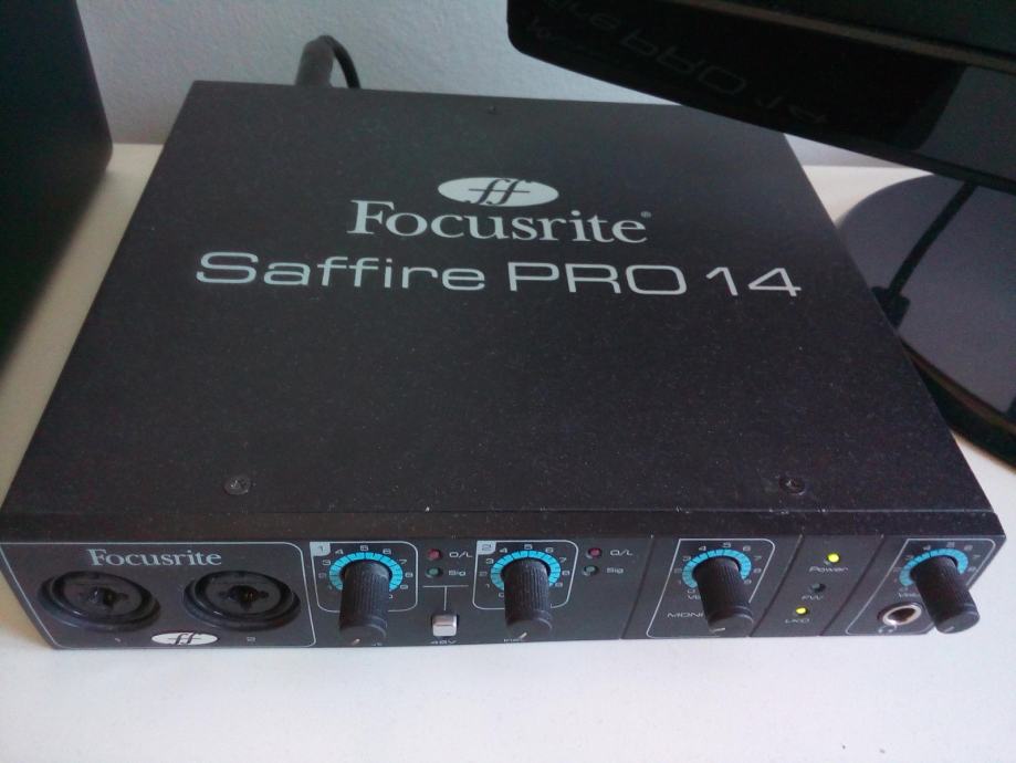 Как подключить focusrite saffire pro 14 через usb