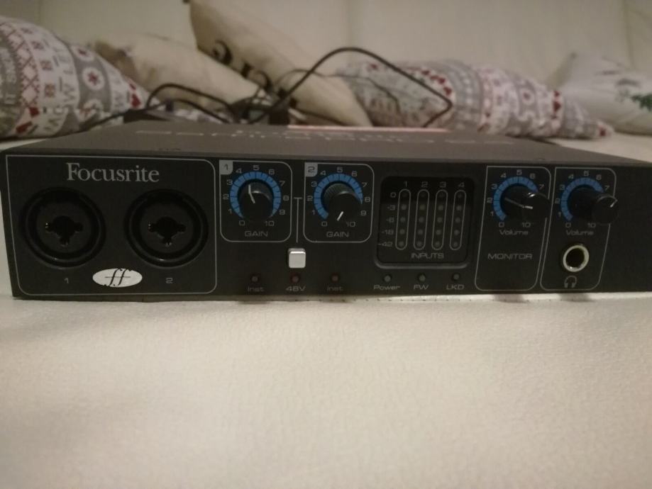 Как подключить звуковую карту focusrite saffire pro 24