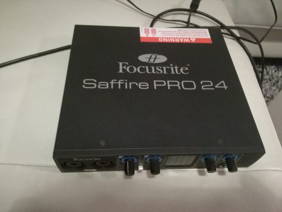 Как подключить звуковую карту focusrite saffire pro 24