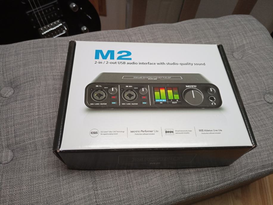 MOTU M2 audio interface