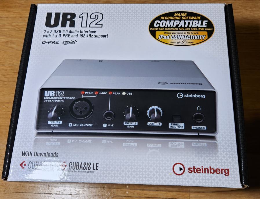 Steinberg UR12 USB PC audio interface