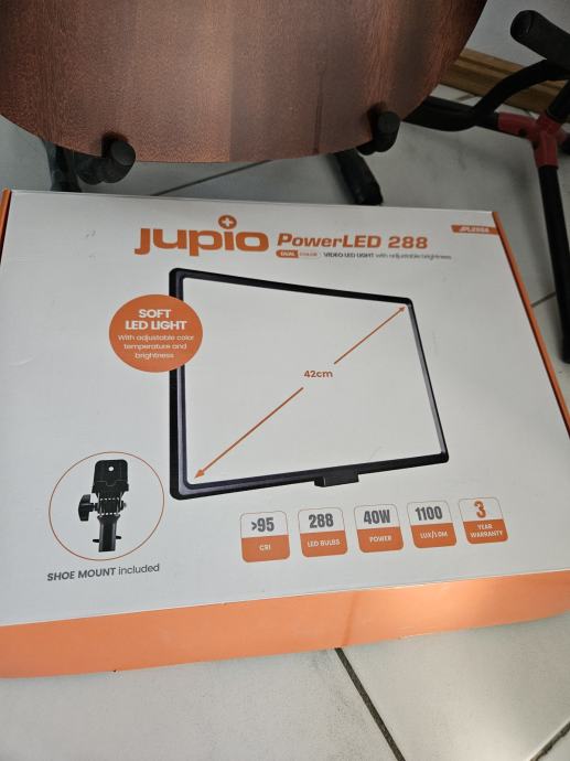 Jupio PowerLED 288A Dual Color LED panel Video Light rasvjeta