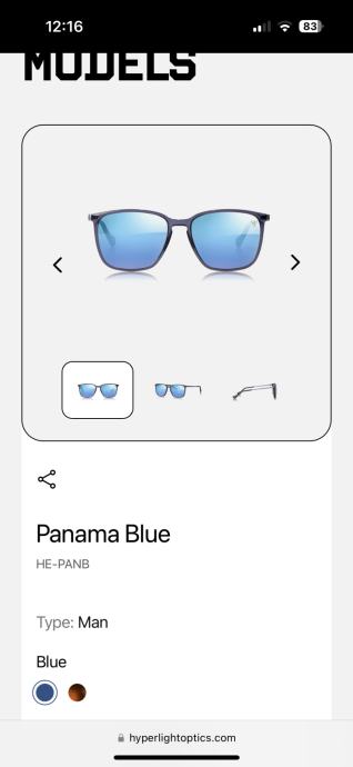 Panama Blue/Hyperlight Optics