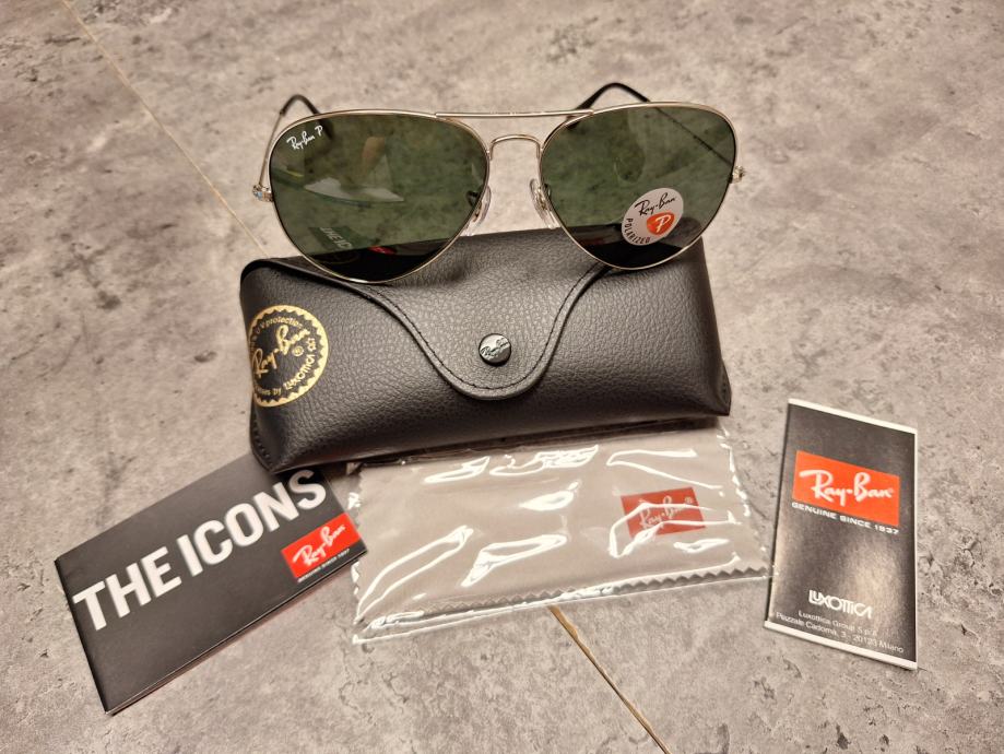 Ray Ban RB3025 03/58 Aviator Large Metal