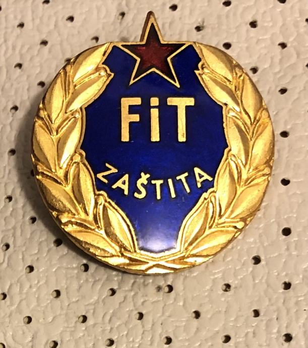 FIT - STARA METALNA OZNAKA ZAŠTITARSKE SLUŽBE