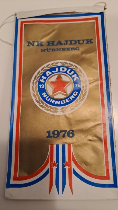 Vintage zastavica Hajduk Nunberg