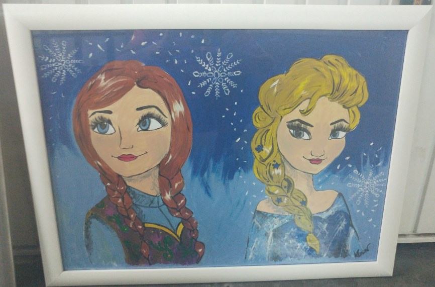 FROZEN ELZA&ANA i CAPETAN AMERICA