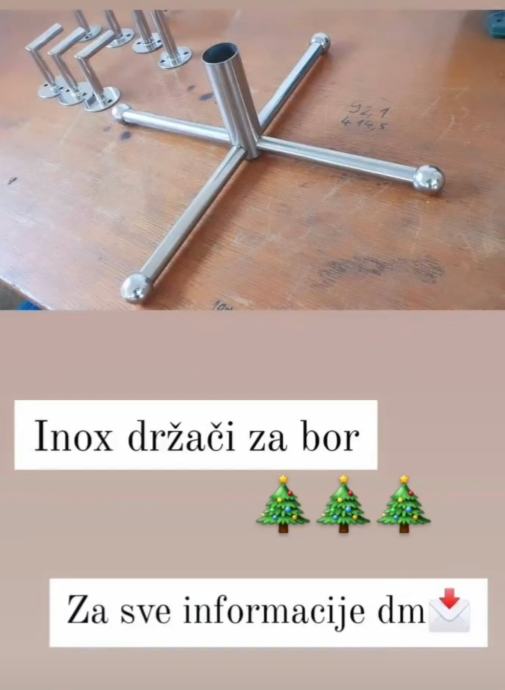 Inox stalak za bor