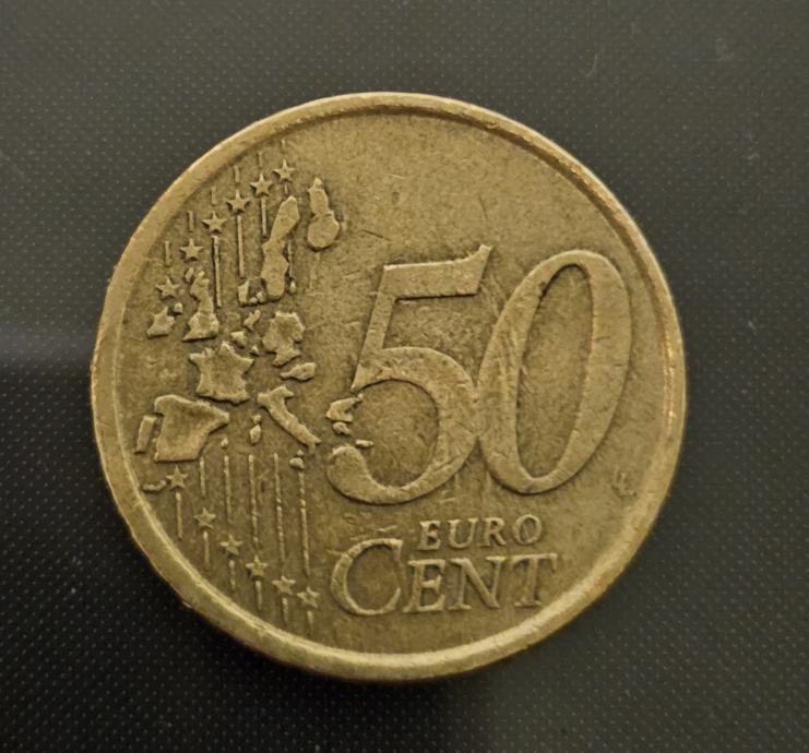 Italy 50 centi 2002g