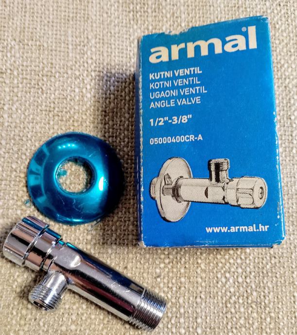 KUTNI VENTIL 1/2"-3/8" ARMAL ( NOVI )