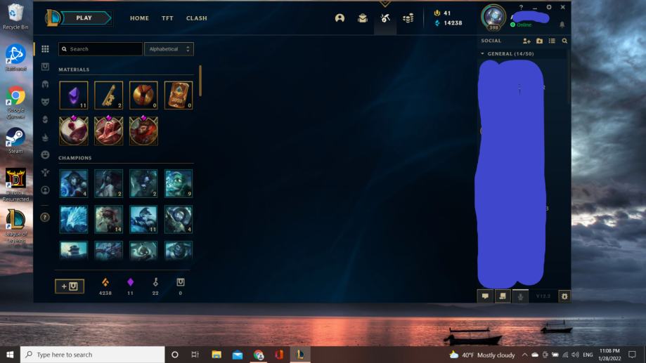 league of legends account euw