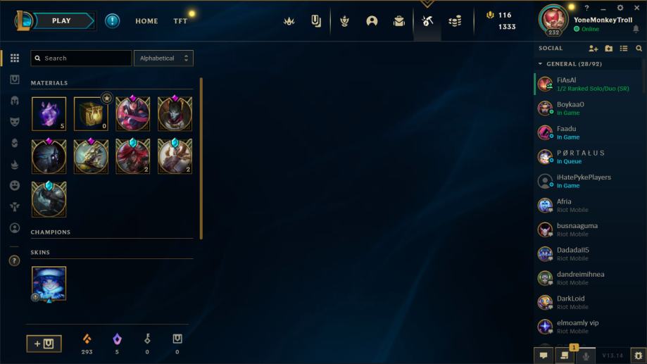 League of legends account