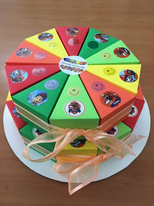 Pseća patrola - Paw patrol - Torta od kartona - Papirnata torta