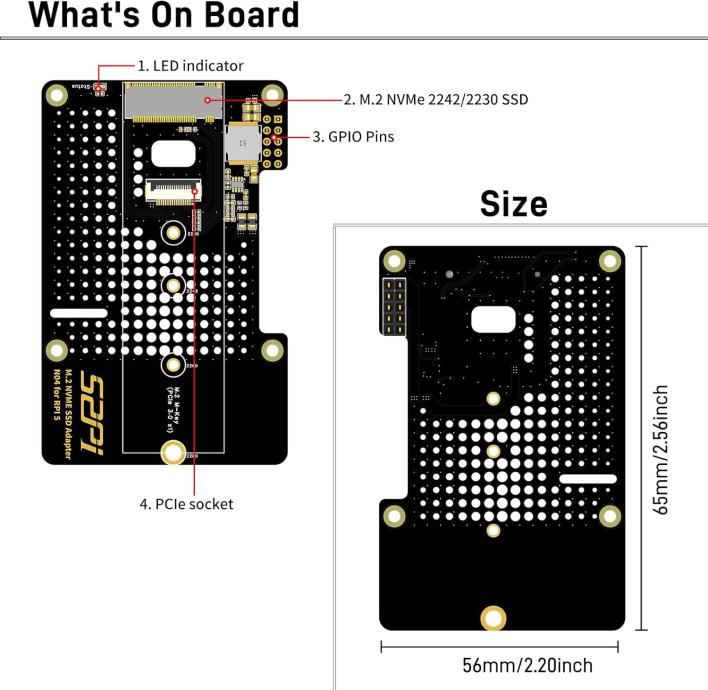 Raspberry Pi 5 N04 NVMe modul