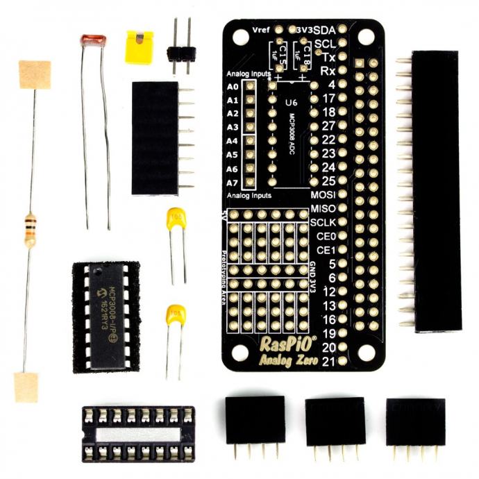 RasPiO Analog Zero za Raspberry Pi