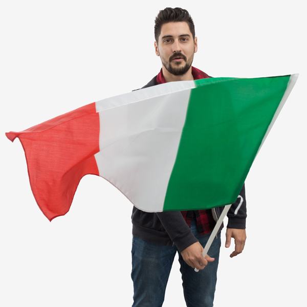 Talijanska Zastava sa Štapom (90 x 60 cm)