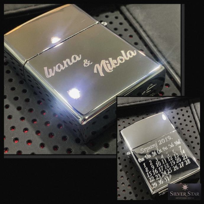 USB električni punjivi upaljač Zippo style sa kalendarom